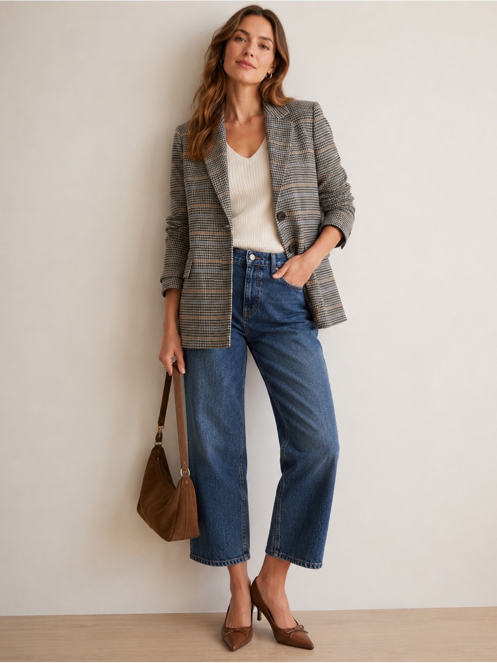 Madewell Dorset Blazer in Bowne Plaid
Essex Houndstooth Menswear Size XS